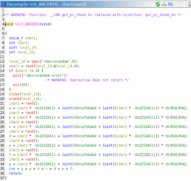 Decompiled hint()